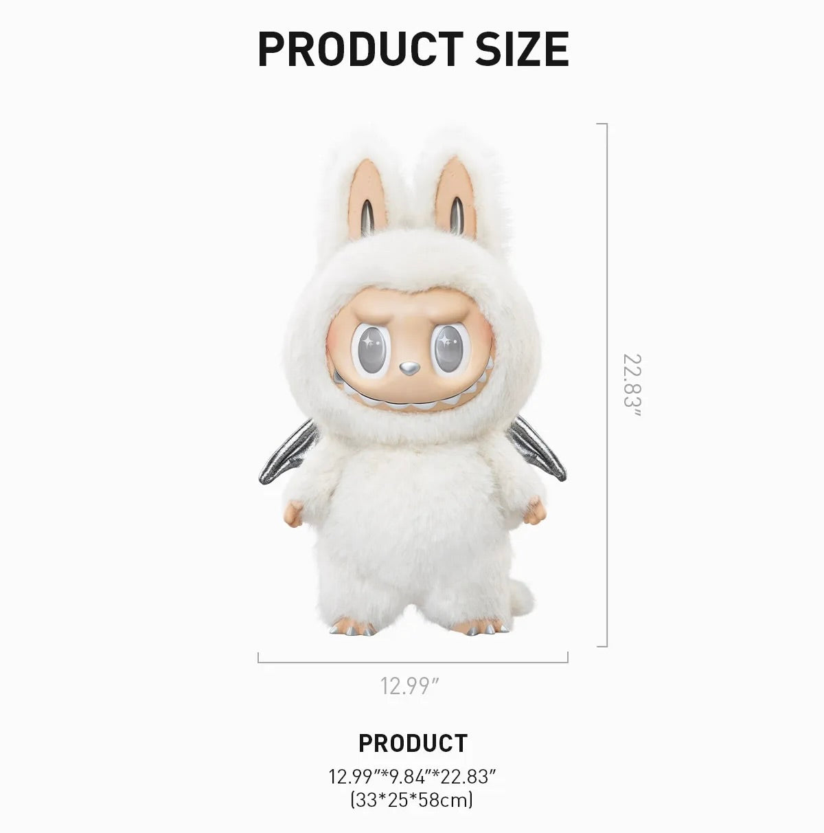POP MART The Monsters - Labubu Angel in the Clouds - Vinyl Face Doll