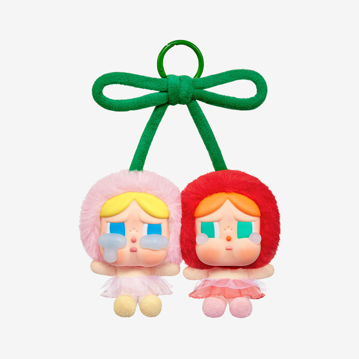 POP MART CRYBABY Crying For Love Series-Vinyl Plush Hanging Card (Love You Cherry Much) (1 piece)