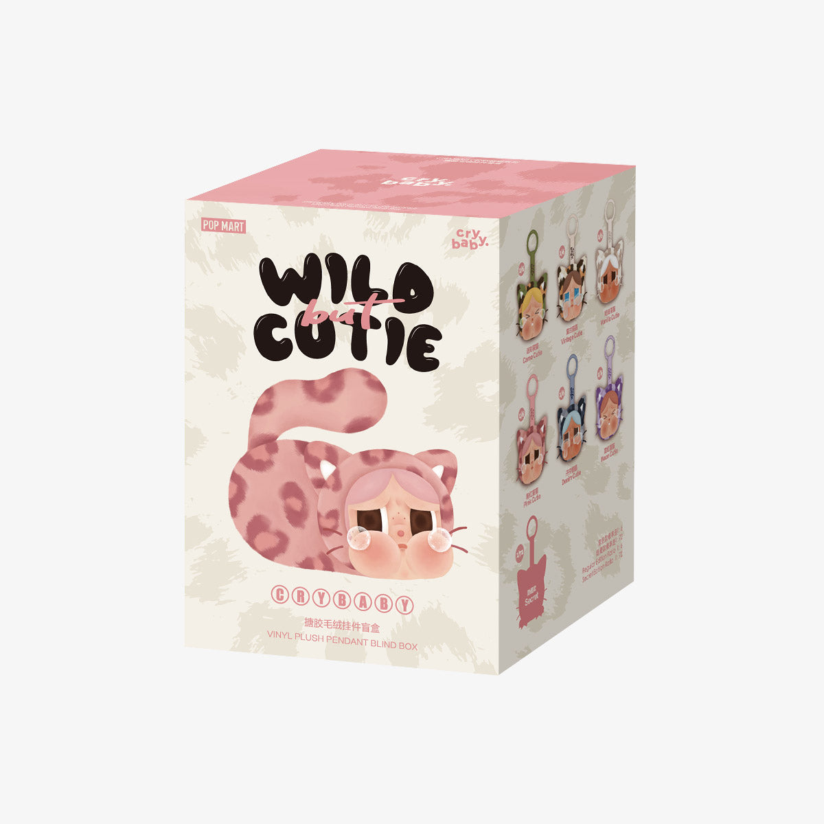 POP MART CRYBABY Wild But Cutie -Vinyl Face Plush - 1 blind box (1 piece)