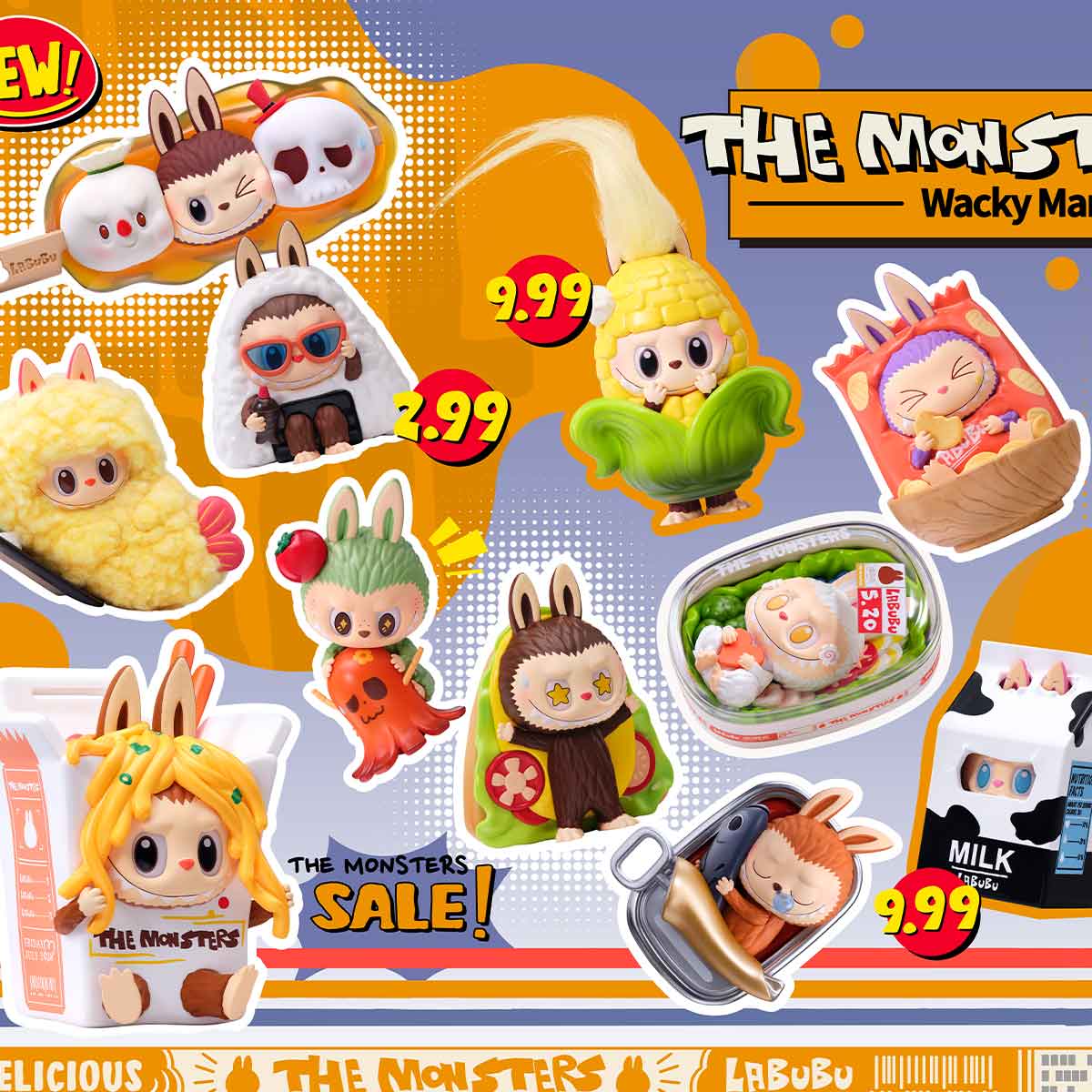 POP MART THE MONSTERS - Labubu Wacky Mart Series Figures - 1