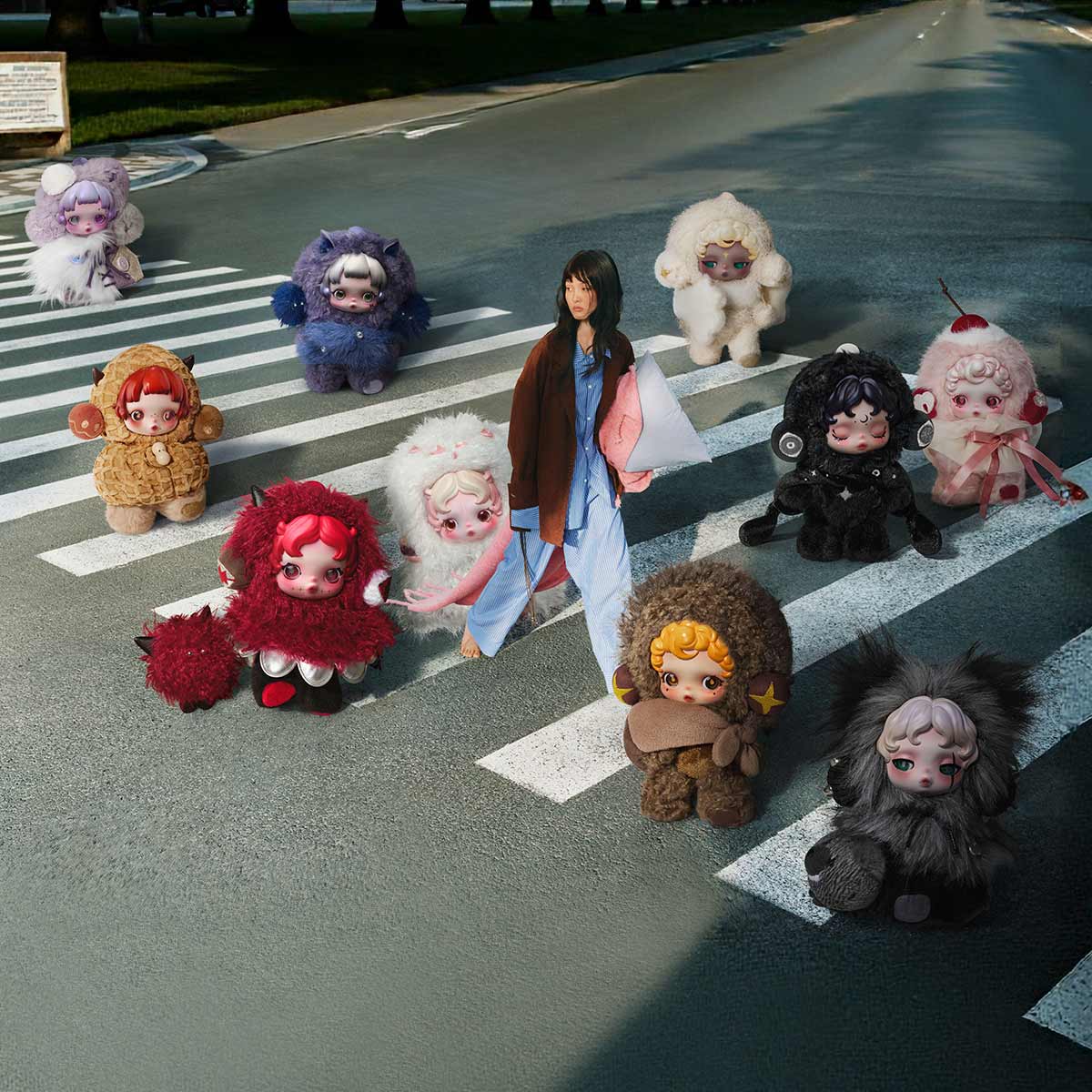 POP MART SKULLPANDA You Found Me! Series Plush Keychain - Blind