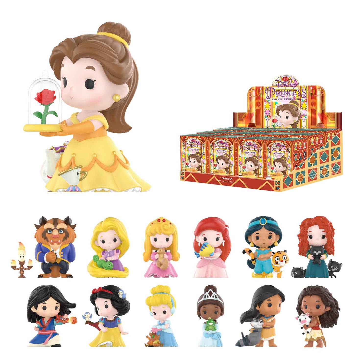 POP MART Disney Princess Fairy Tale Friendship Series - 1 blind box (1 piece)