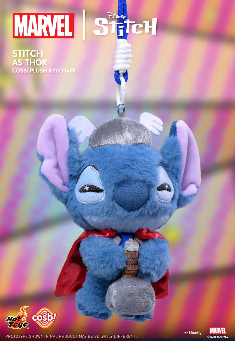 Hot Toys Marvel Stitch Cosbi Plush Keychain Collection - Blind box (1 piece)