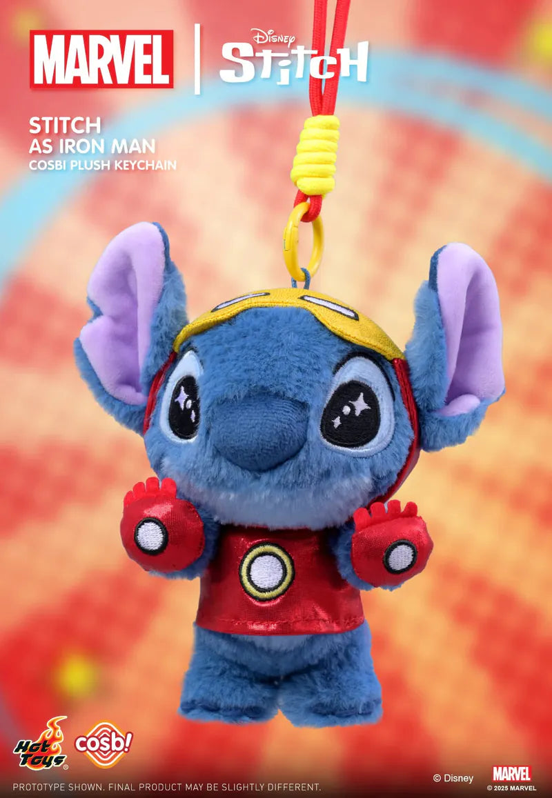 Hot Toys Marvel Stitch Cosbi Plush Keychain Collection - Blind box (1 piece)