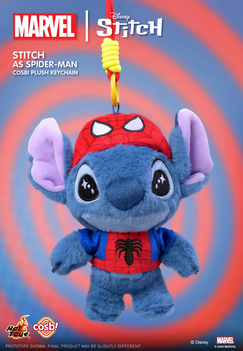 Hot Toys Marvel Stitch Cosbi Plush Keychain Collection - Blind box (1 piece)