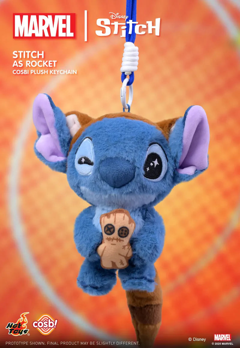 Hot Toys Marvel Stitch Cosbi Plush Keychain Collection - Blind box (1 piece)
