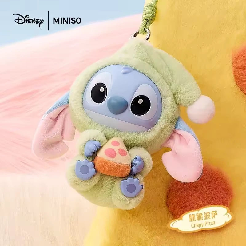 MINISO STITCH Eat Something Before Sleep Keychain - Blind Box (1 piece)