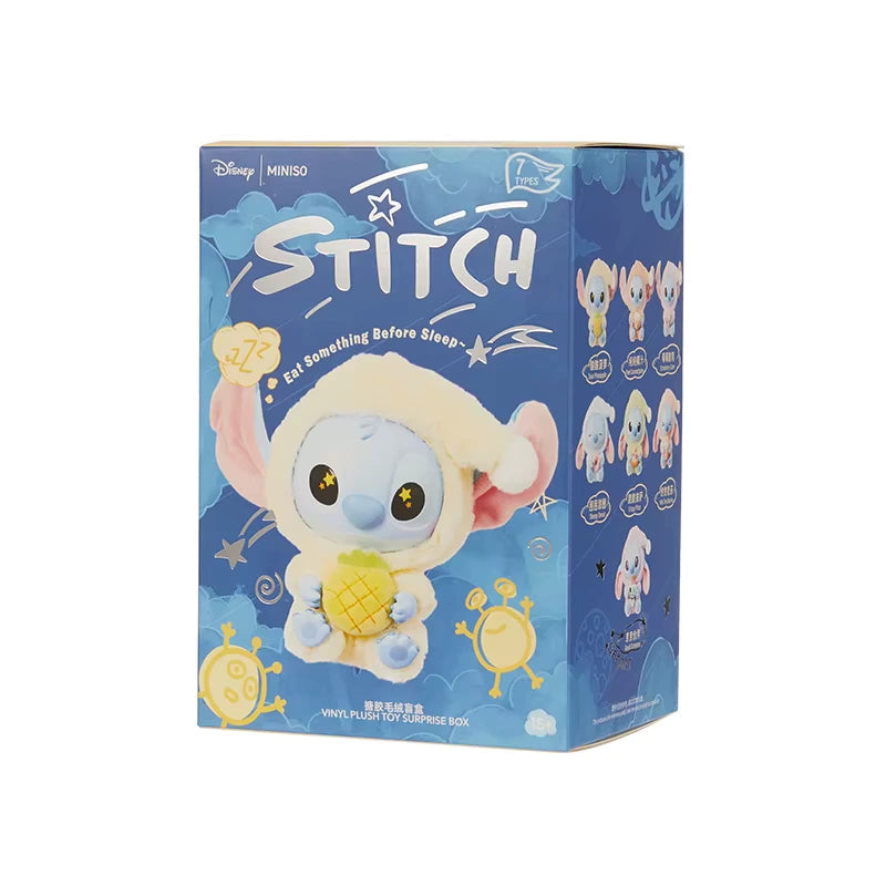 MINISO STITCH Eat Something Before Sleep Keychain - Blind Box (1 piece)
