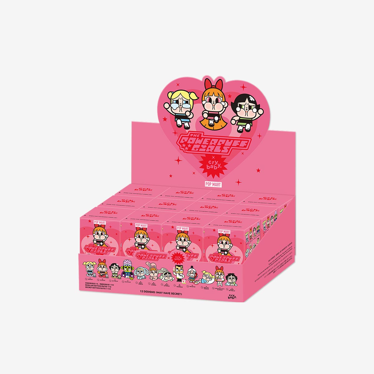 POP MART CRYBABY × Powerpuff Girls Series Figures - 1 blind box (1 piece)