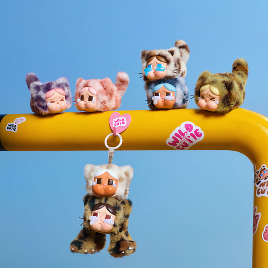 POP MART CRYBABY Wild But Cutie -Vinyl Face Plush - 1 blind box (1 piece)