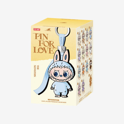 POPMART THE MONSTERS - LABUBU PIN FOR LOVE SERIES- Vinyl Plush Pendant Blind Box (A-M) - 1 piece