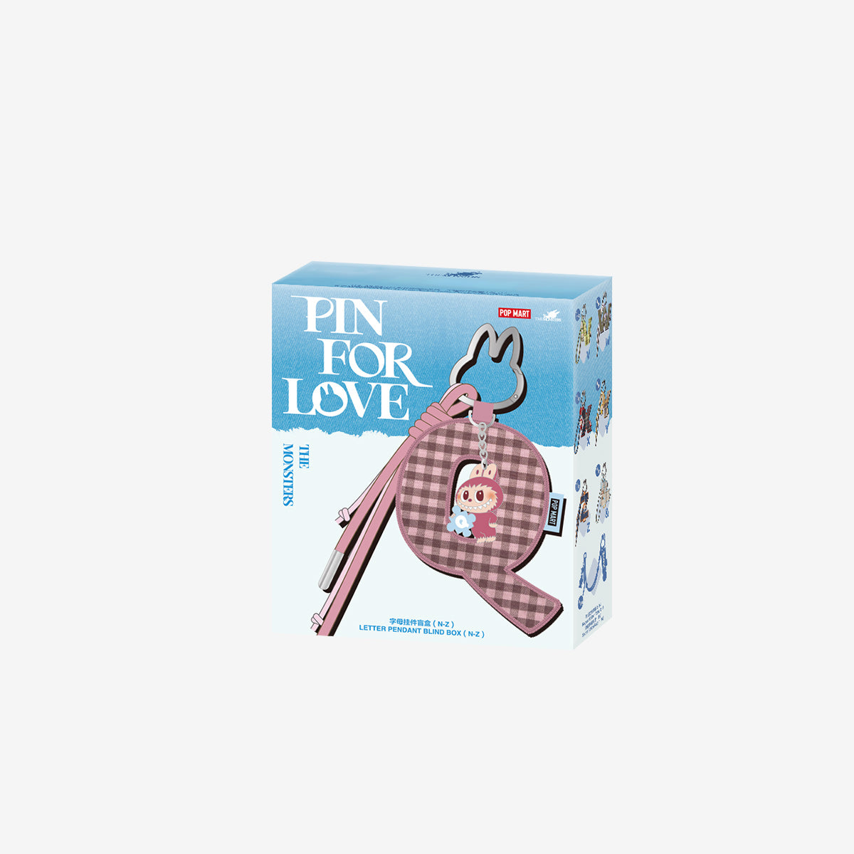 POPMART THE MONSTERS - Labubu Pin for Love Series- Letter Pendant Blind Box (N-Z) - 1 piece