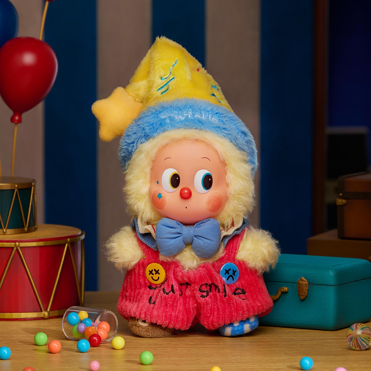 POP MART WHY SO SERIOUS Series-Vinyl Plush Pendant Blind Box ( 1 piece )