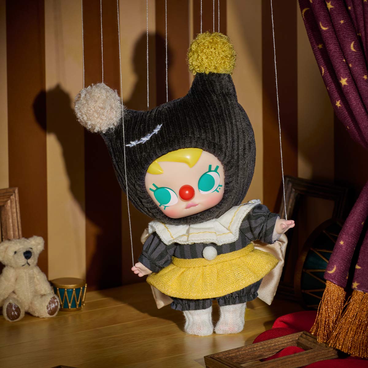 POP MART WHY SO SERIOUS Series-Vinyl Plush Pendant Blind Box ( 1 piece )