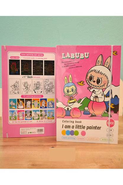 Labubu Coloring Book - I am a Little Painter -  Full Edition