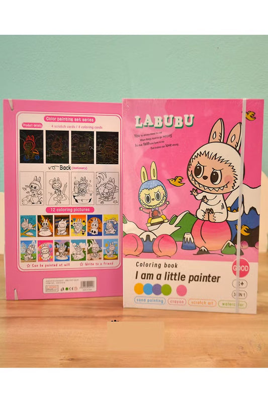 Labubu Coloring Book - I am a Little Painter -  Full Edition