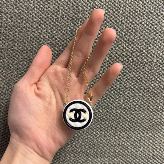 Round White Chanel Bag