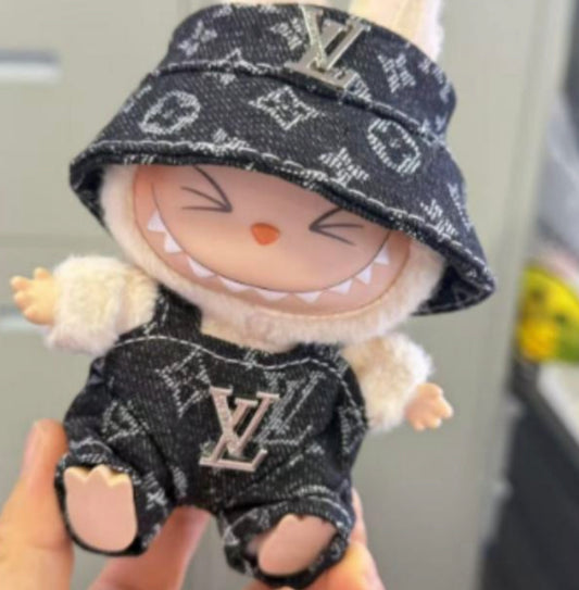 Denim Black and Silver Louis Vuitton Outfit